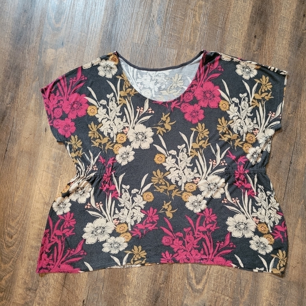 Women's 1x Sonoma Floral Blouse